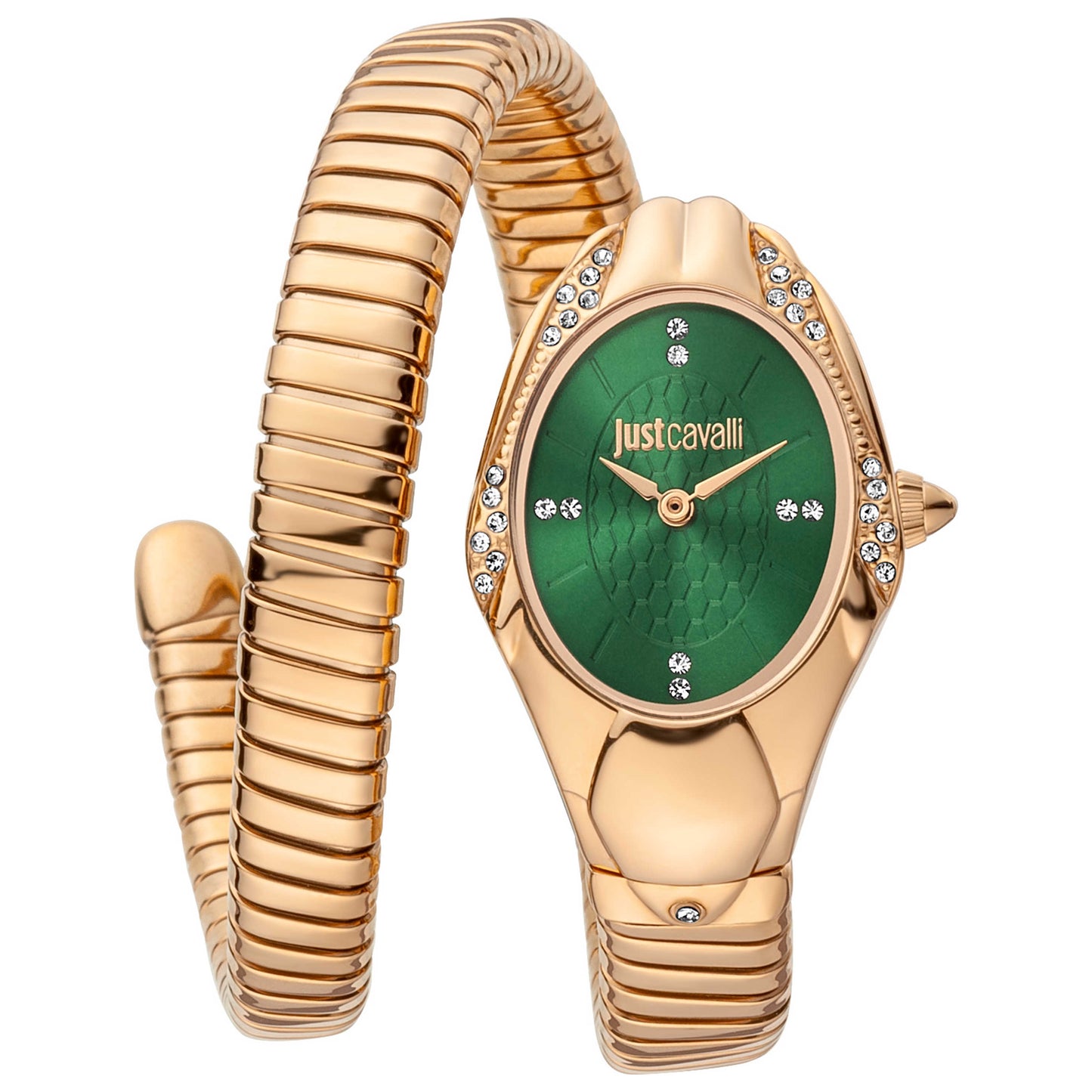 Front view of Just Cavalli Serpente Regali Women's Quartz Watch JC1L183M0035
