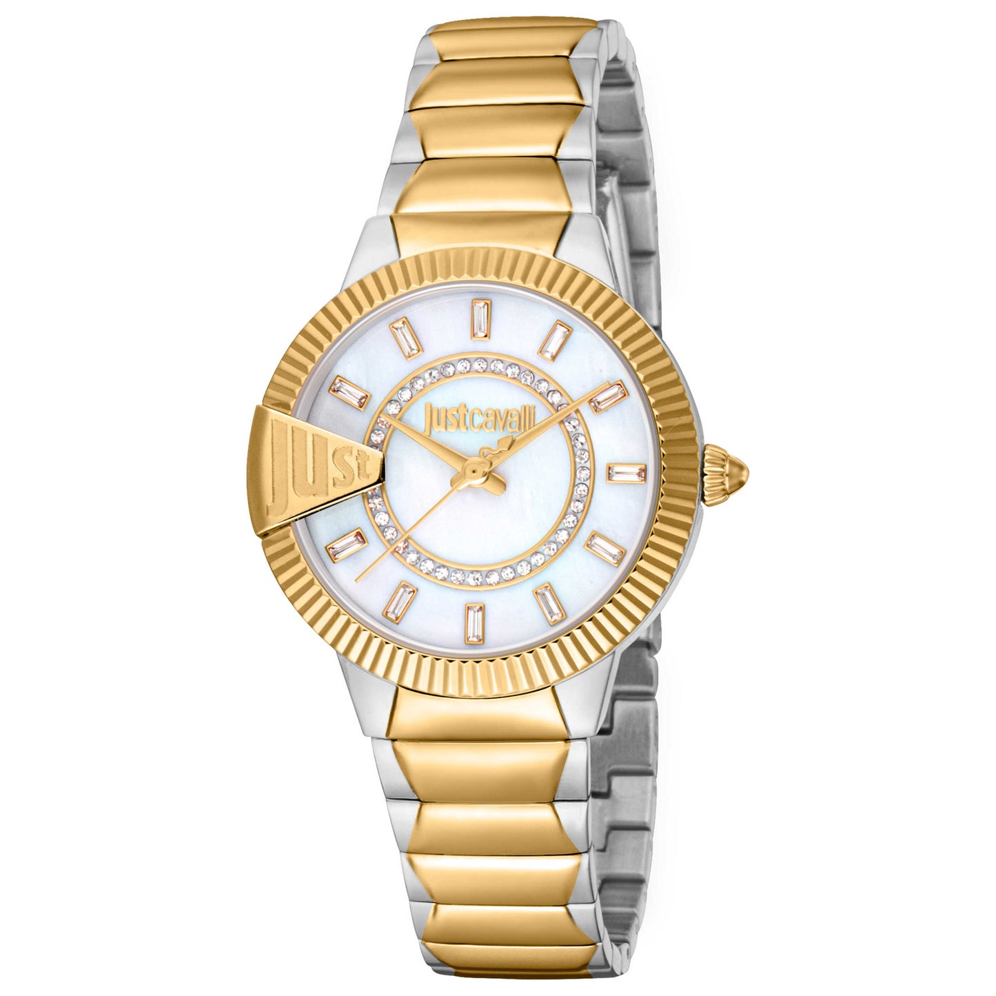 Front view of Just Cavalli Glam Chic Women's Quartz Watch JC1L256M0095