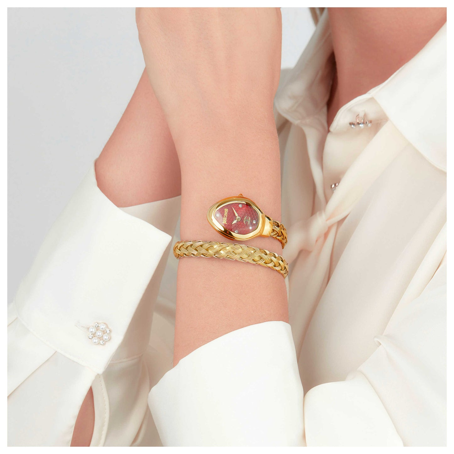 Just Cavalli Signature Snake Women's Quartz Watch JC1L264M0035 - Image #5
