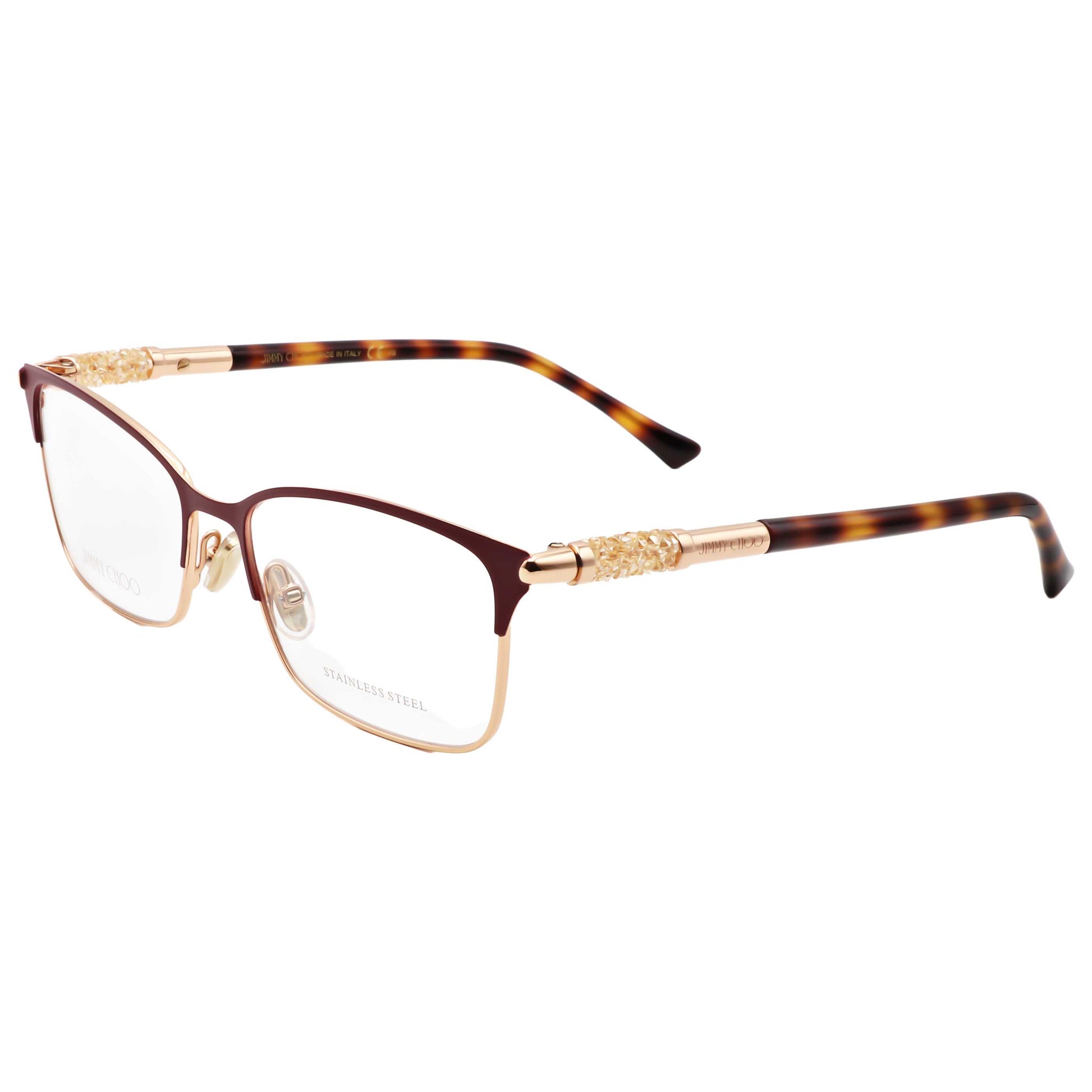 Front view of Jimmy Choo Women's Opticals JC295-6K3-53