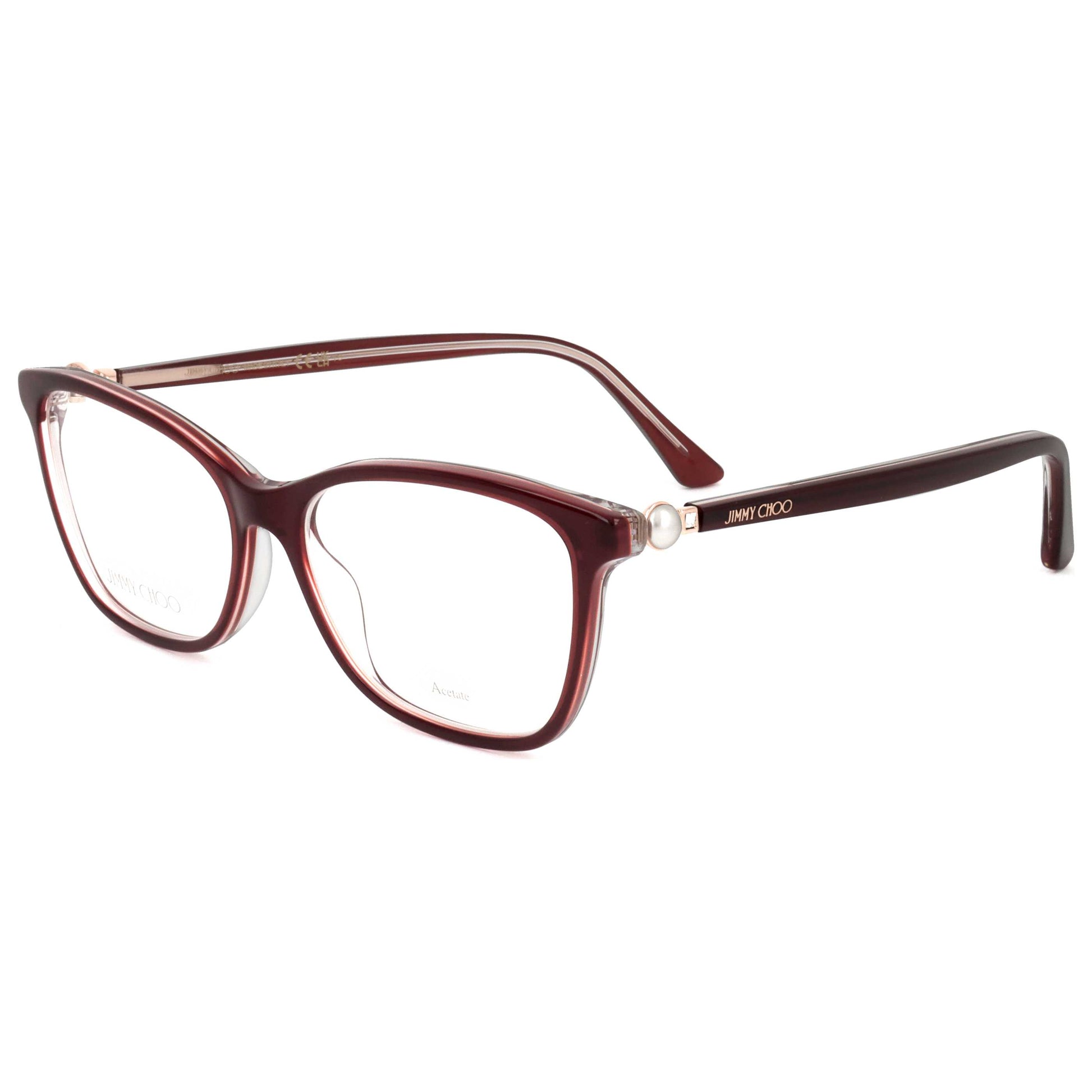Front view of Jimmy Choo Women's Opticals JC377-MWU-53