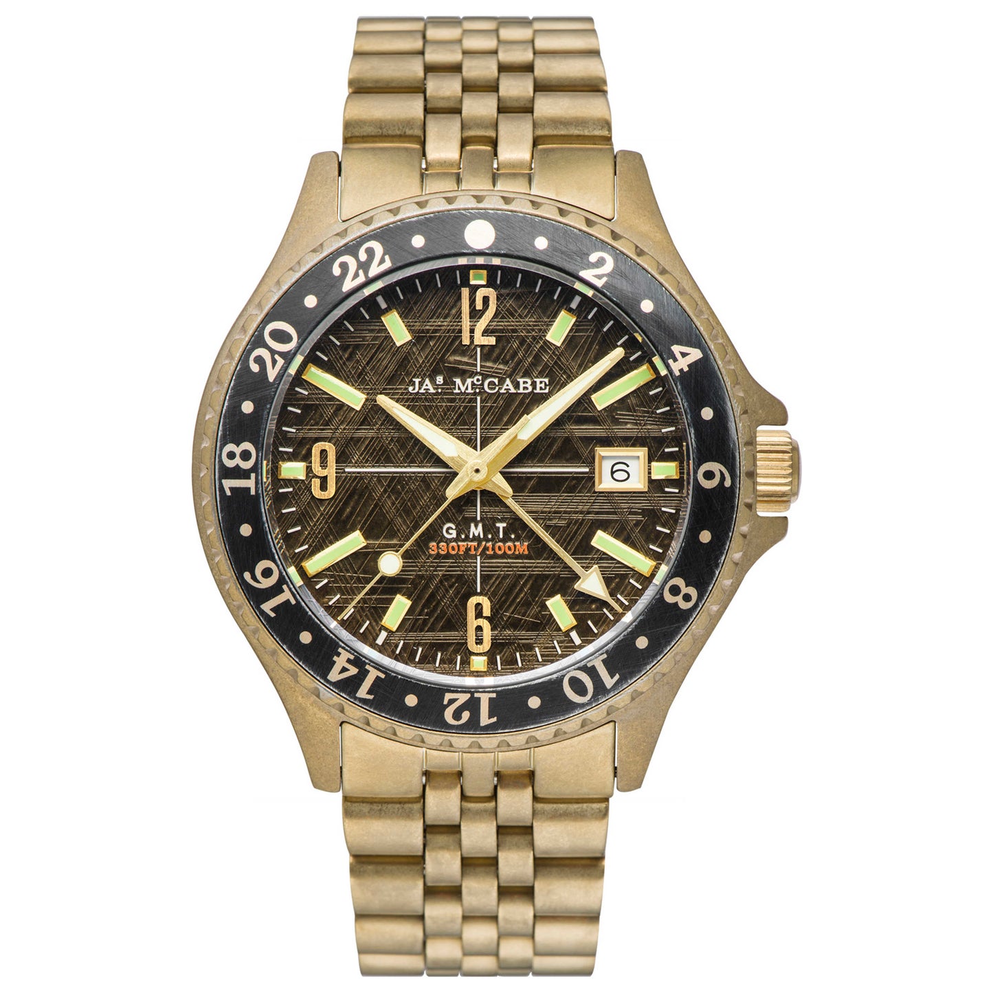 Front view of James McCabe Baja Men's Quartz Watch JM-1036-33