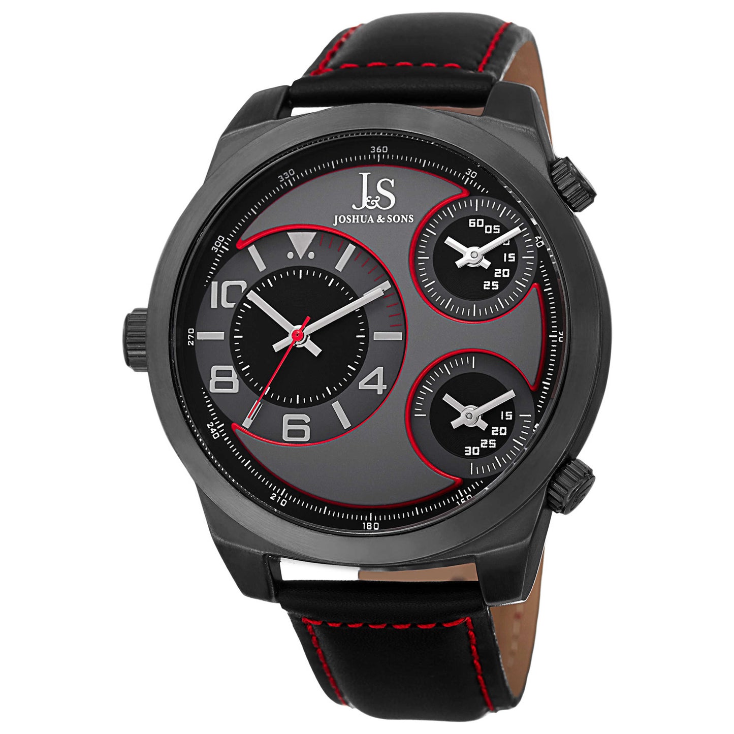 Front view of Joshua & Sons Classic Men's Quartz Watch JS88RD