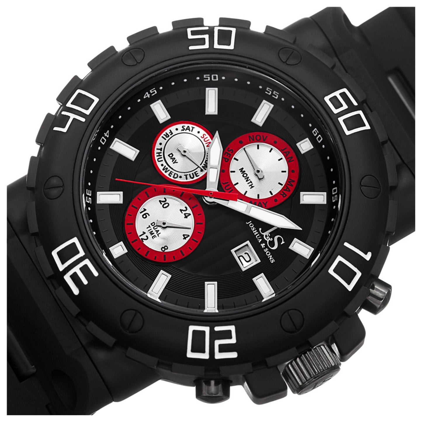 Joshua & Sons Classic Men's Quartz Watch JS89BKW - Image #5