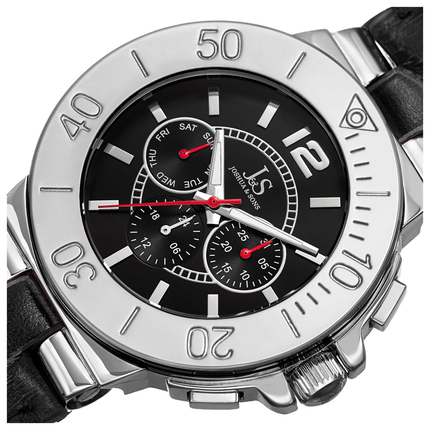 Joshua & Sons Men's Quartz Watch JS96SSB - Image #5