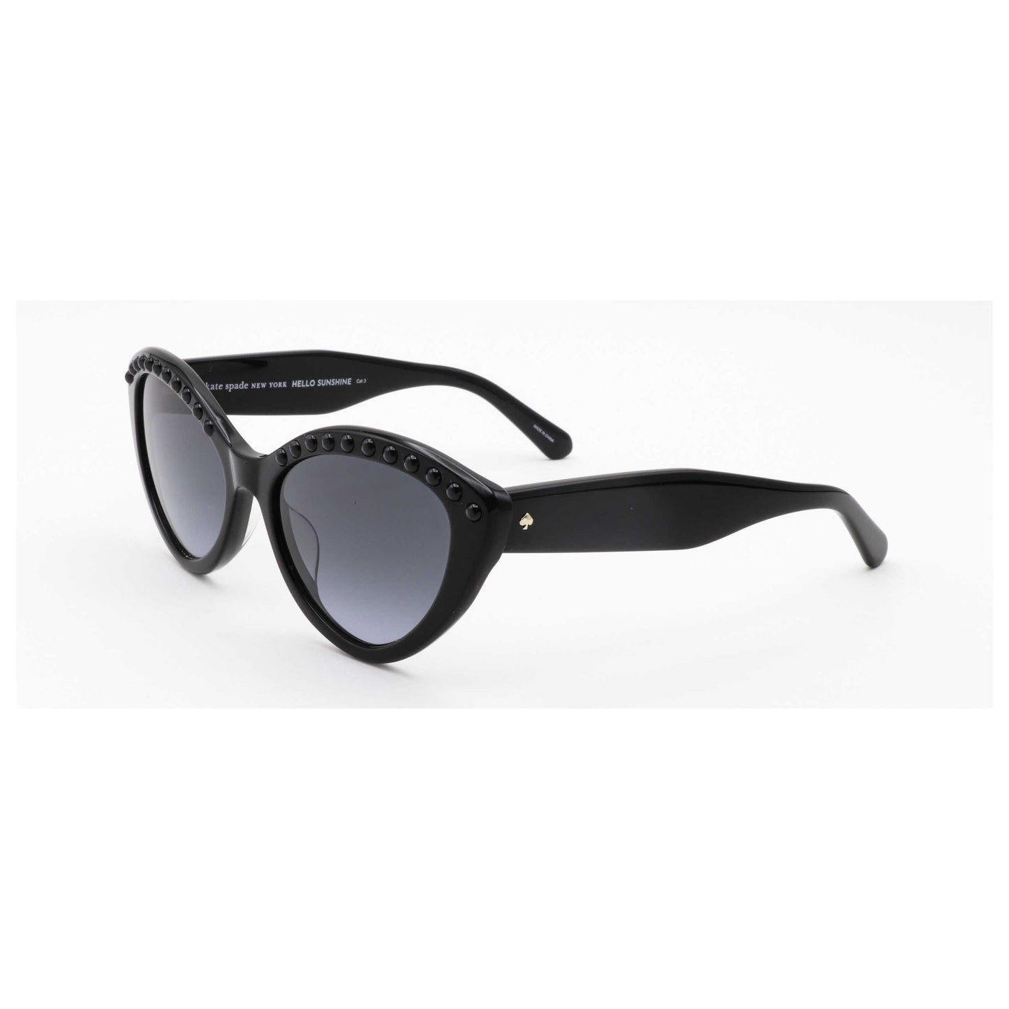 Front view of Kate Spade Juni Women's Sunglasses JUNI-G-SPEARL-807-55