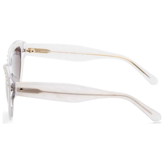 Left view of Kate Spade Juni Women's Sunglasses JUNI-G-SPEARL-VK6-55