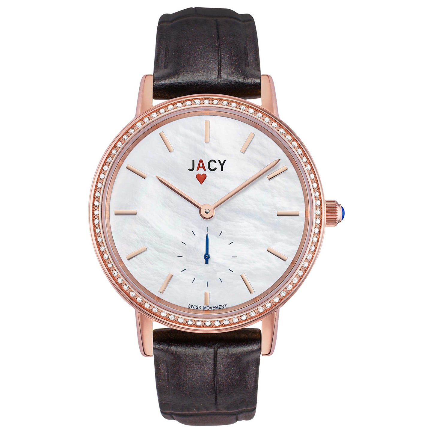 Front view of Jacy Ace Women's Swiss Quartz (Battery-Powered) Watch JW-1001-1602R
