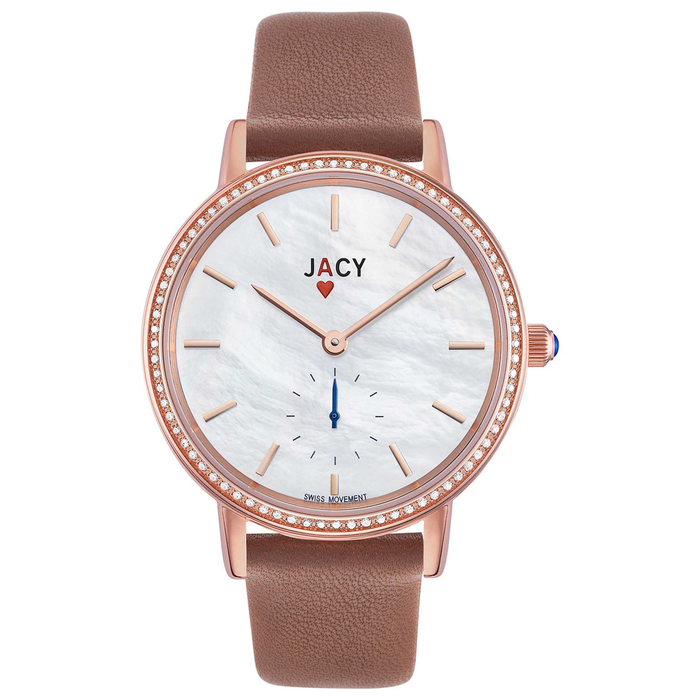 Front view of Jacy Ace Women's Quartz Watch JW-1001-1608R