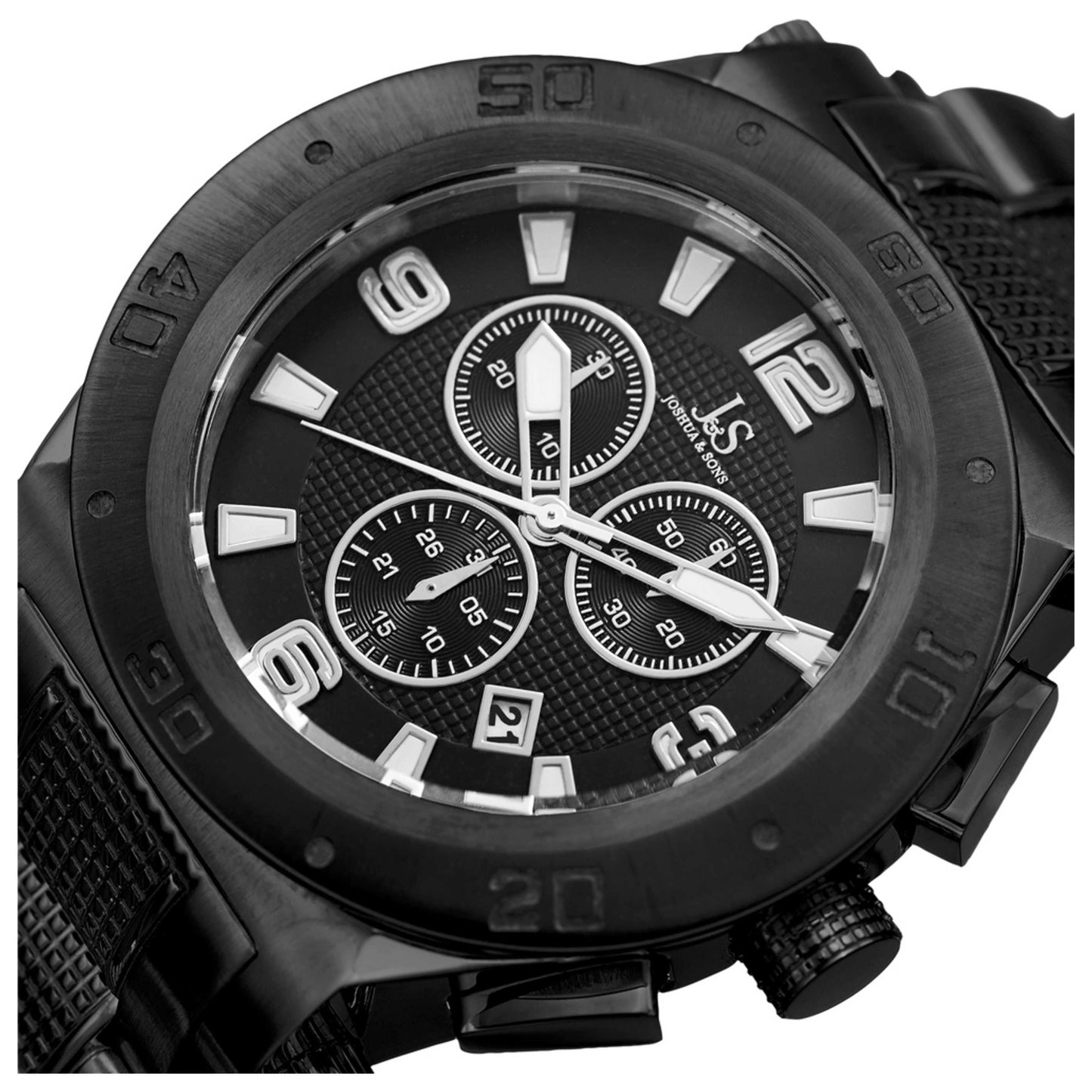 Joshua & Sons Classic Men's Quartz Watch JX104BK - Image #5