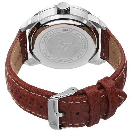 Joshua & Sons Classic Men's Quartz Watch JX106BR - Image #2