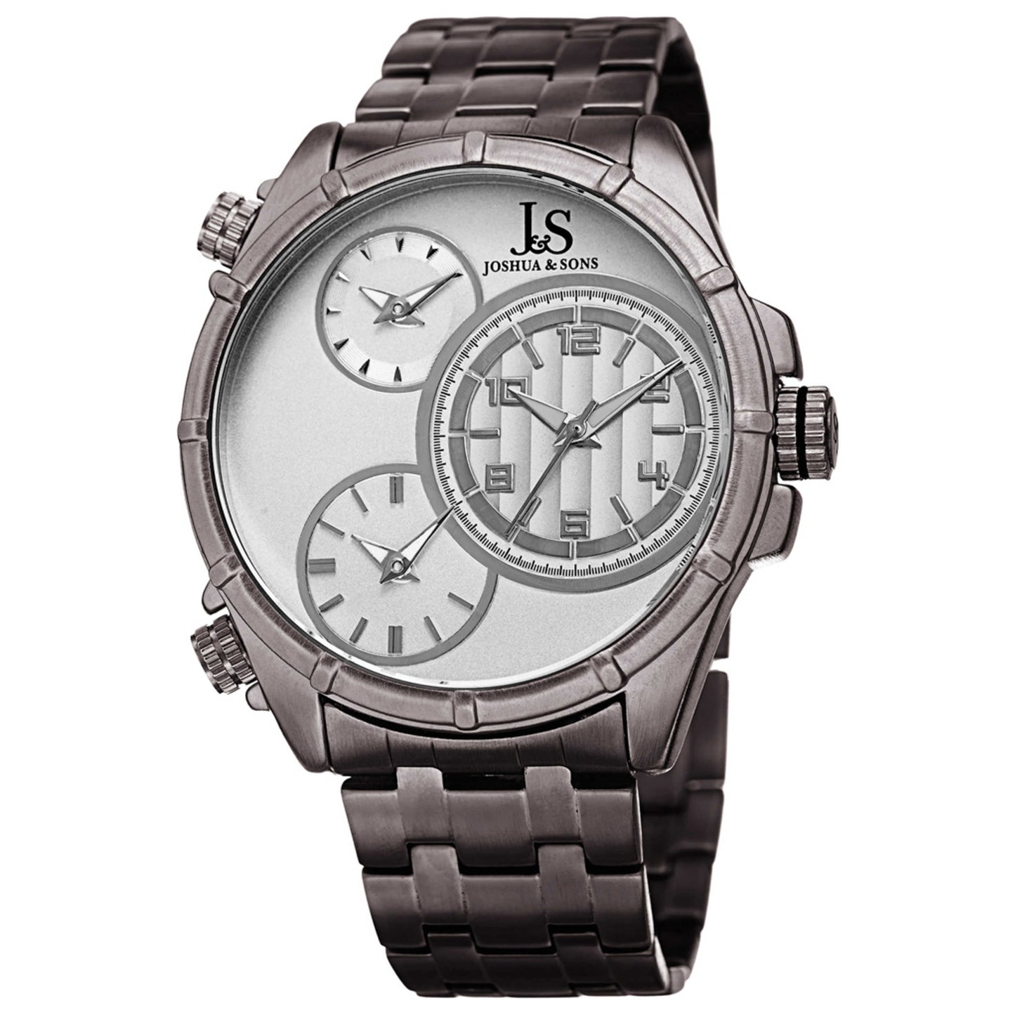 Front view of Joshua & Sons Classic Men's Quartz Watch JX128GN