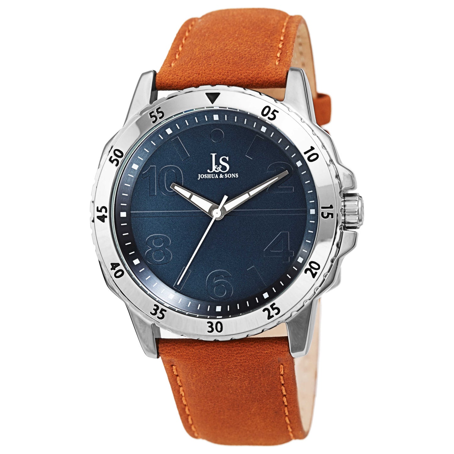 Front view of Joshua & Sons Men's Quartz Watch JX158BUTN