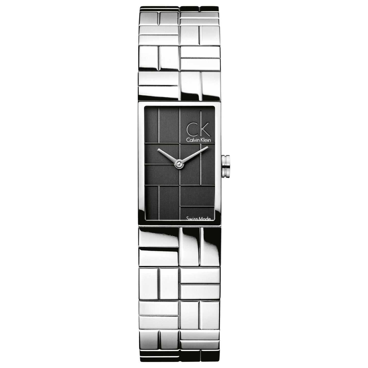 Front view of Calvin Klein Cobblestone Women's Swiss Quartz (Battery-Powered) Watch K0J23102