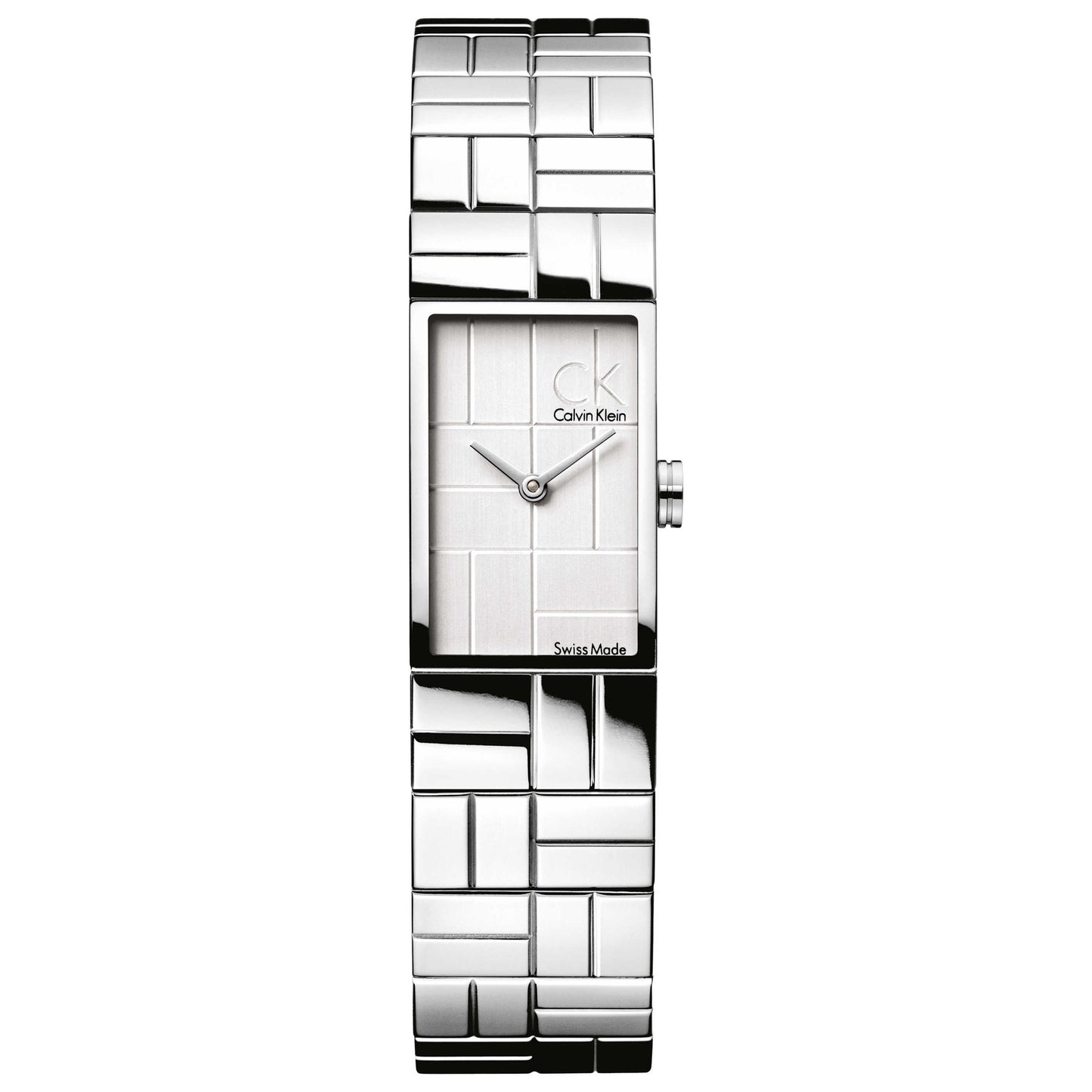Front view of Calvin Klein Cobblestone Women's Swiss Quartz (Battery-Powered) Watch K0J23120