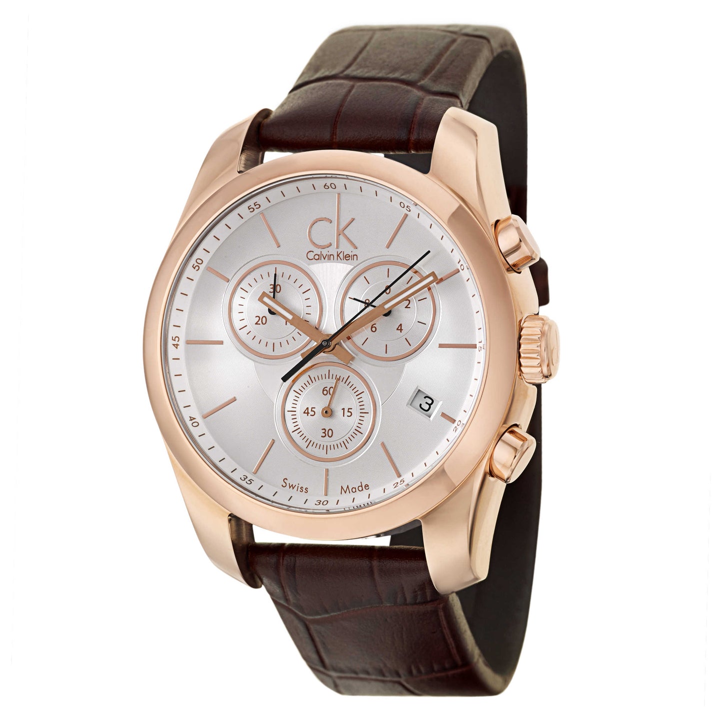 Front view of Calvin Klein Strive Men's Swiss Quartz (Battery-Powered) Watch K0K27620