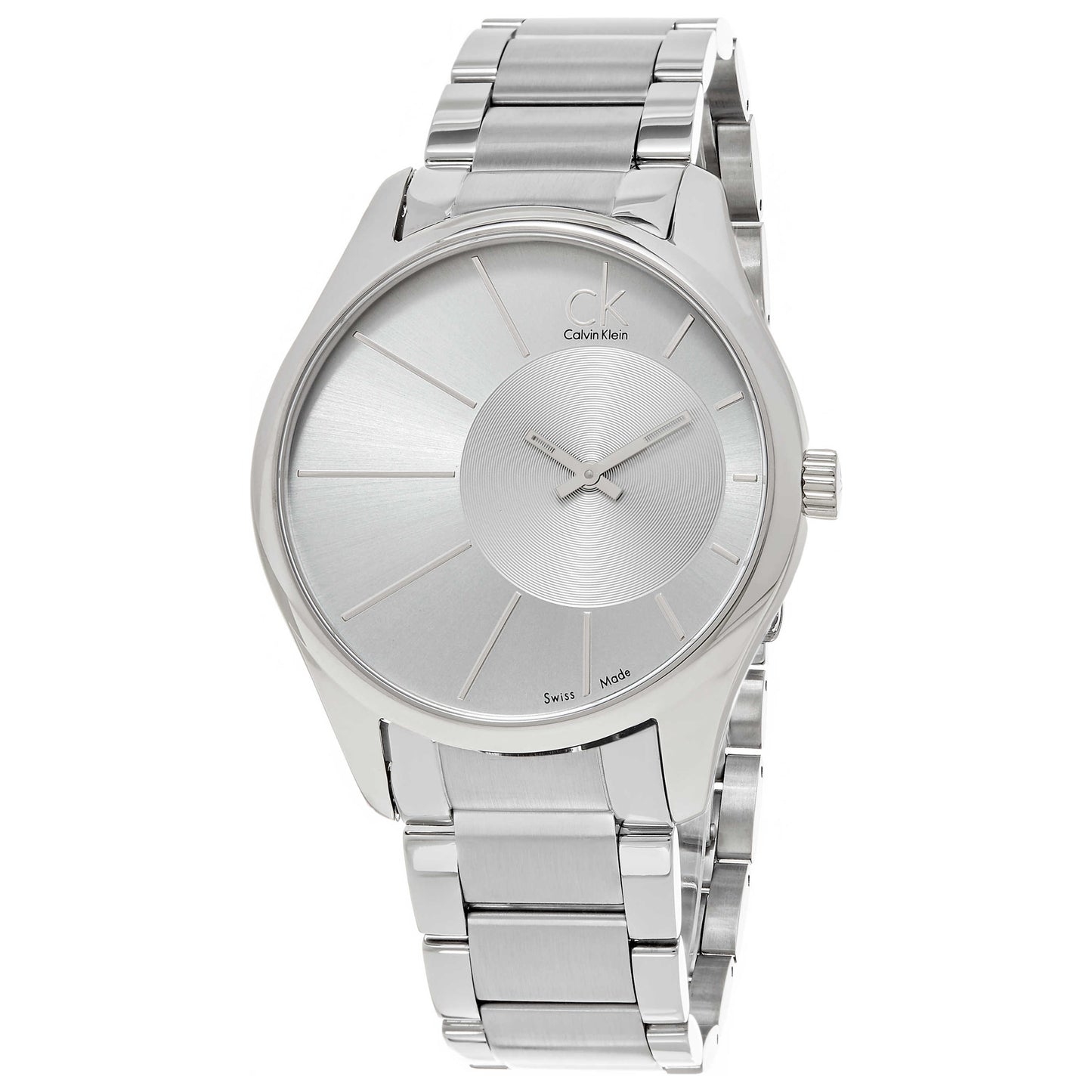 Front view of Calvin Klein Deluxe Men's Quartz Watch K0S21109