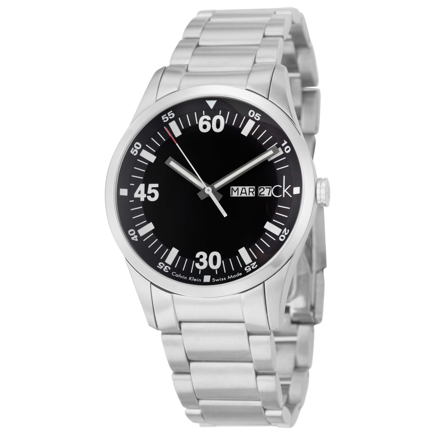 Front view of Calvin Klein Bold Men's Swiss Quartz (Battery-Powered) Watch K2231136
