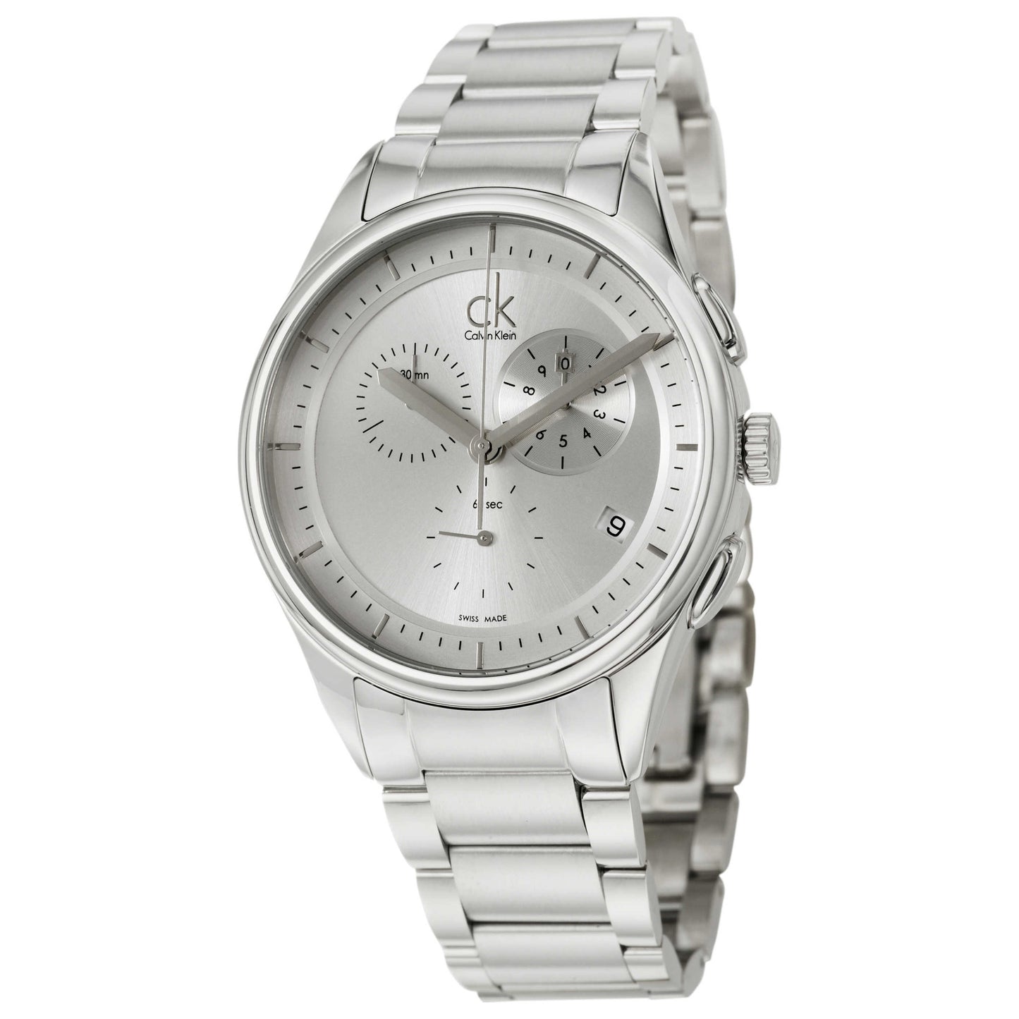 Front view of Calvin Klein Basic Men's Swiss Quartz (Battery-Powered) Watch K2A27120