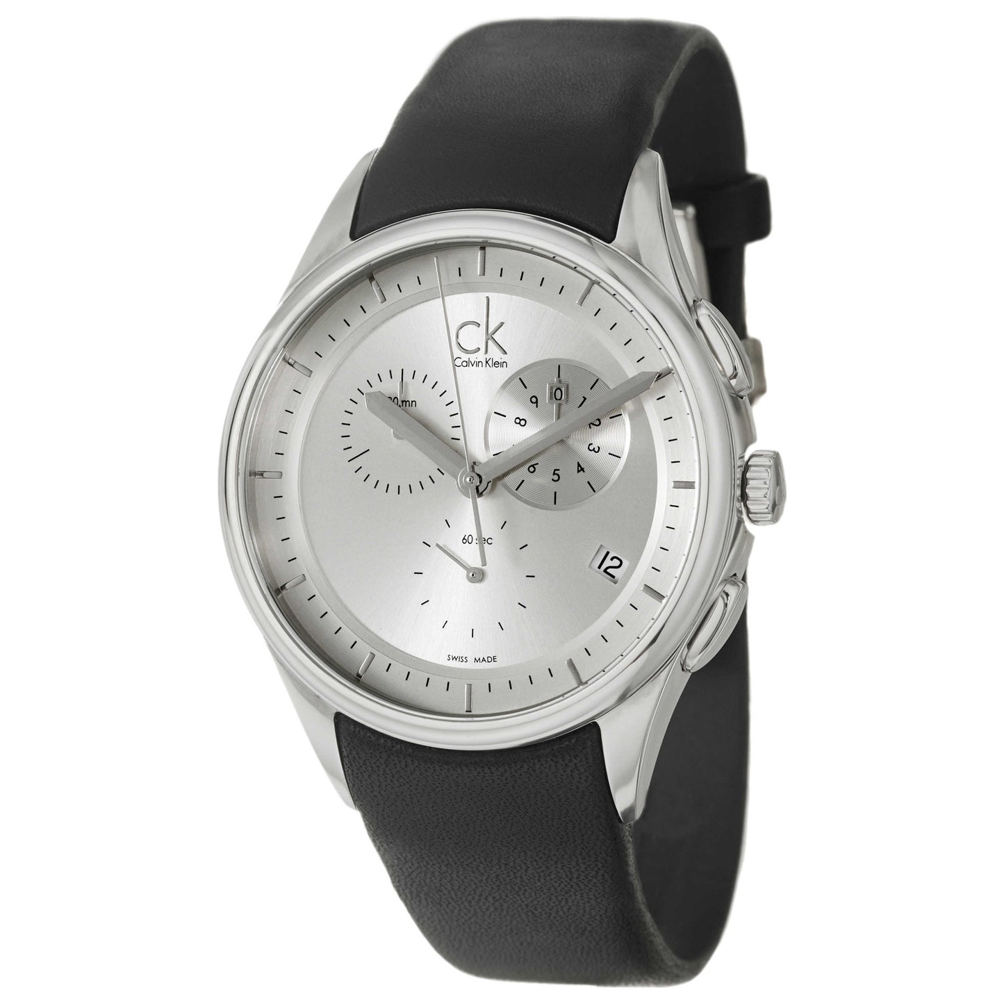 Front view of Calvin Klein Basic Men's Swiss Quartz (Battery-Powered) Watch K2A27138