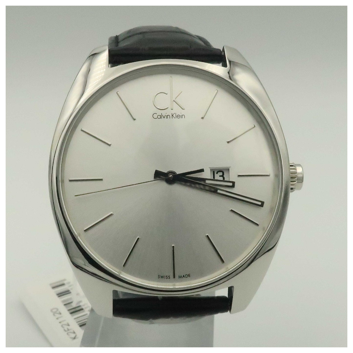 Front view of Calvin Klein Exchange Men's Swiss Quartz (Battery-Powered) Watch K2F21120-SDV