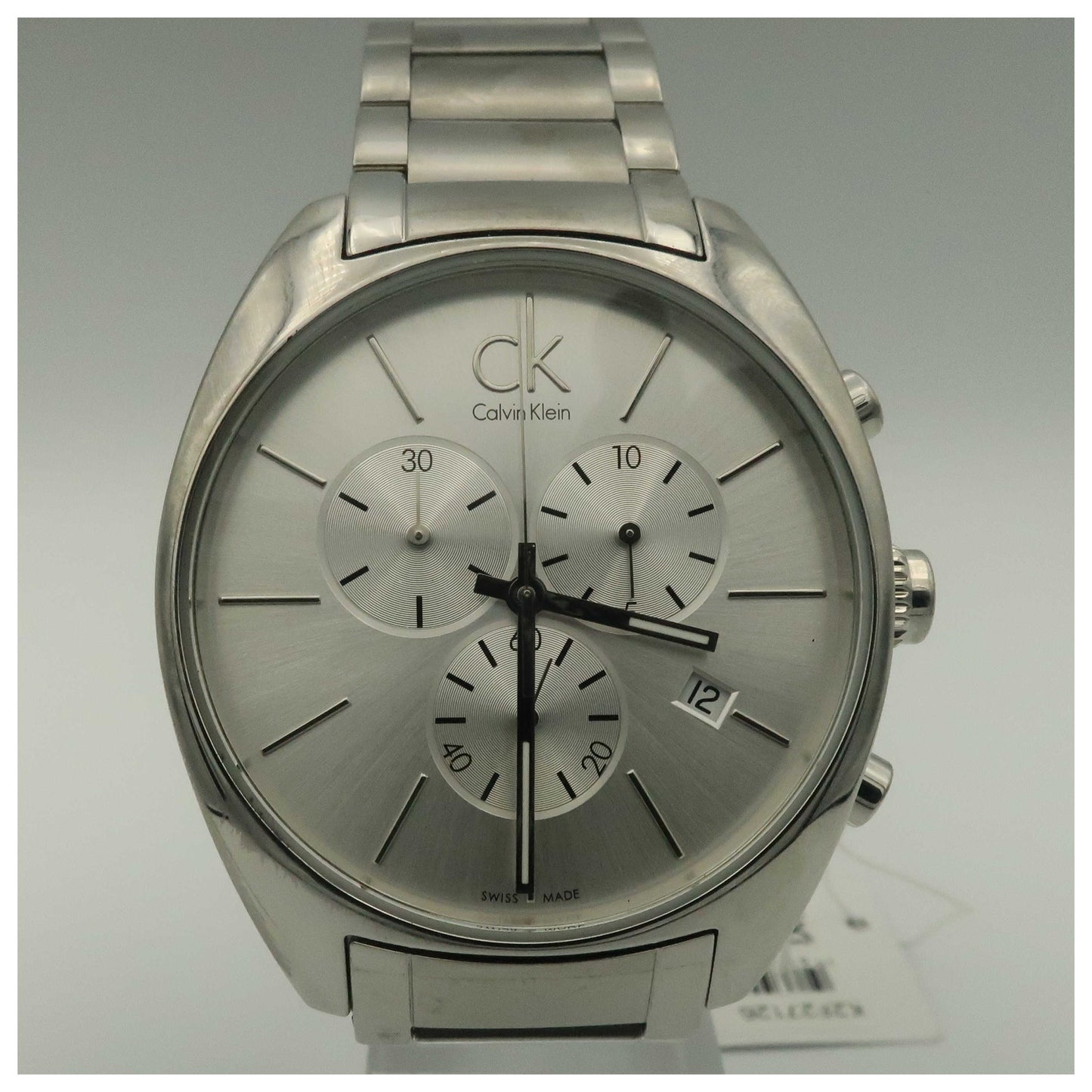 Front view of Calvin Klein Exchange Men's Swiss Quartz (Battery-Powered) Watch K2F27126-SDV