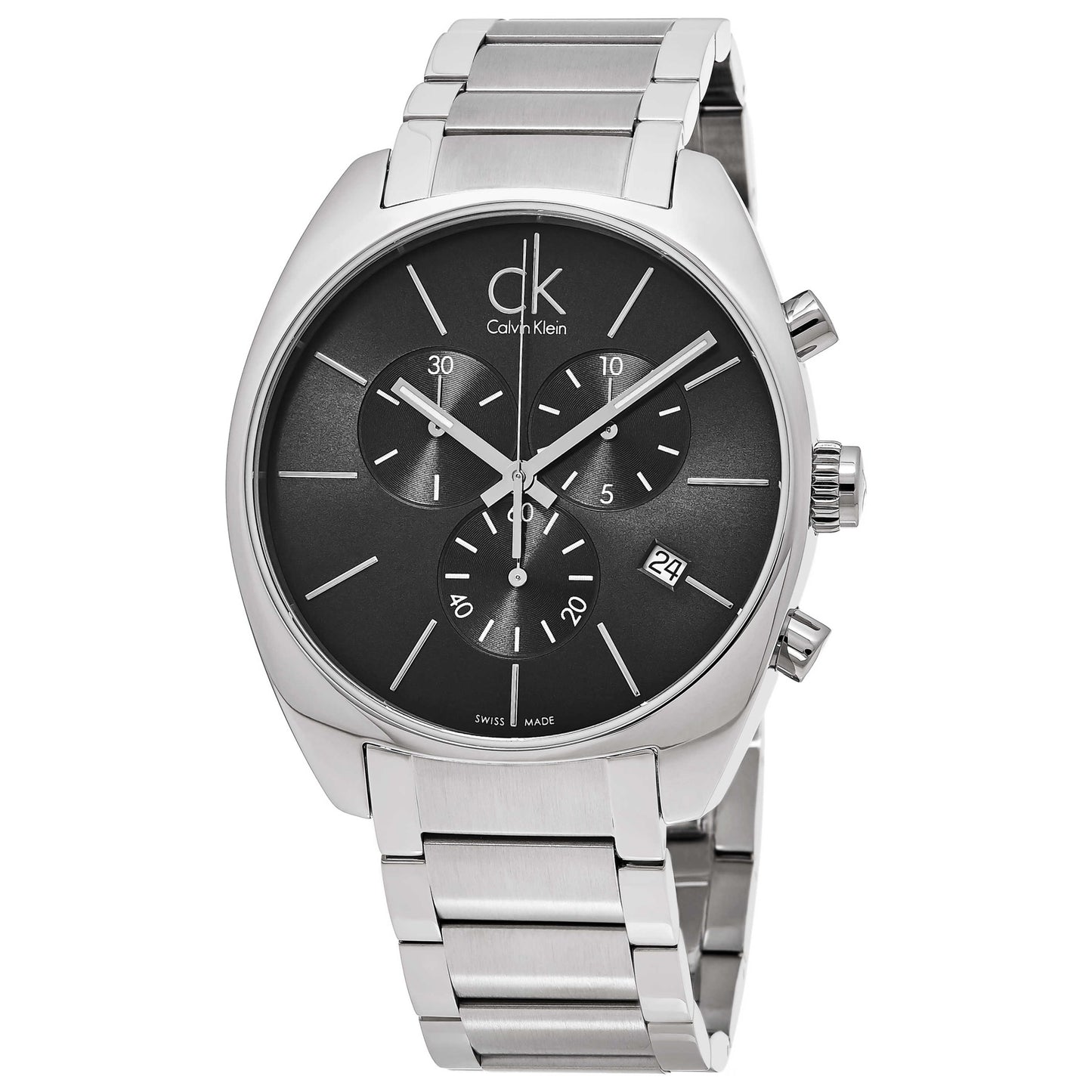 Front view of Calvin Klein Exchange Men's Quartz Watch K2F27161