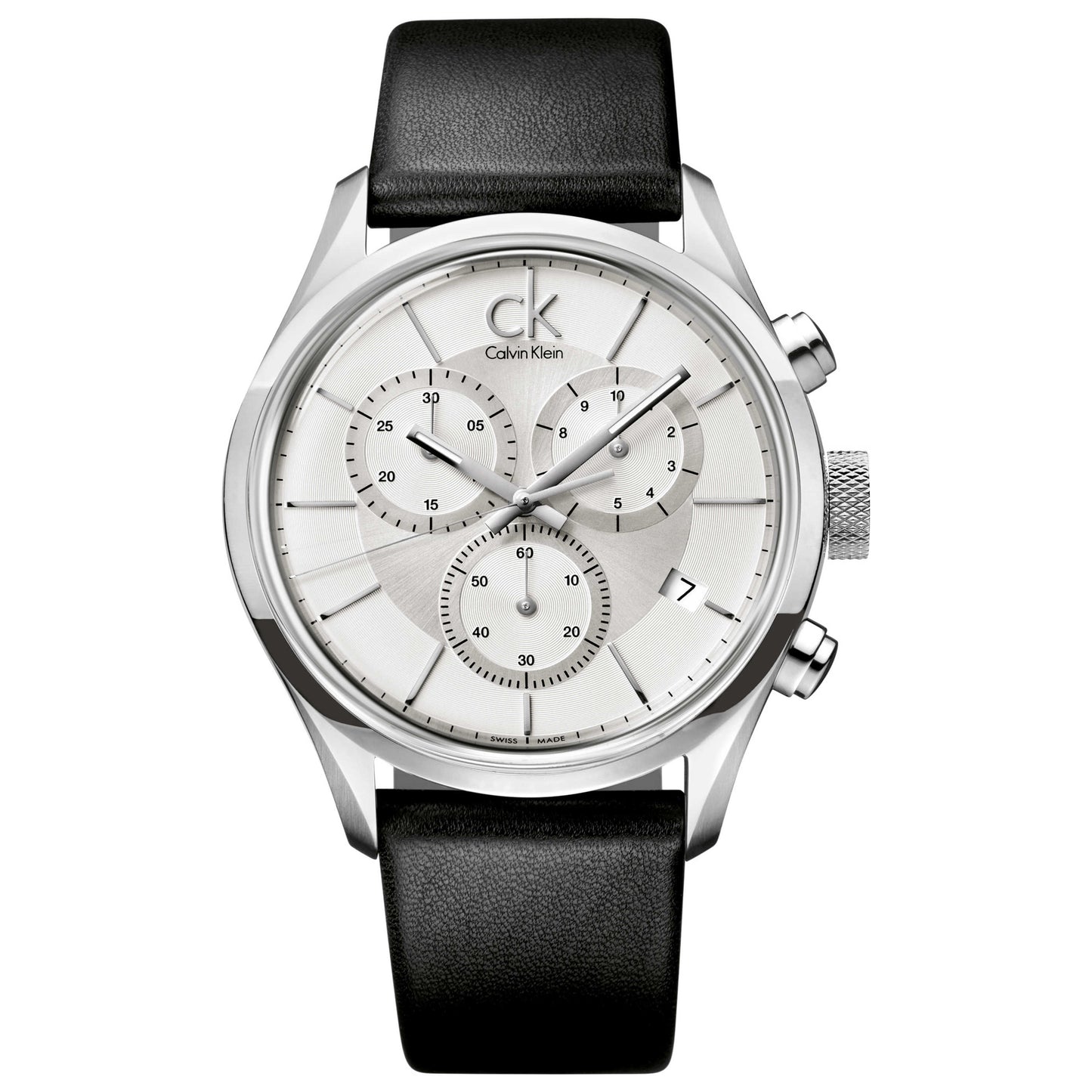 Front view of Calvin Klein Masculine Men's Swiss Quartz (Battery-Powered) Watch K2H27120