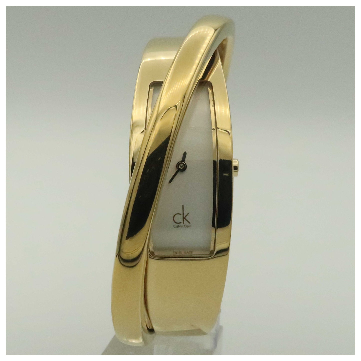 Front view of Calvin Klein Feminine Women's Swiss Quartz (Battery-Powered) Watch K2J23501-PO