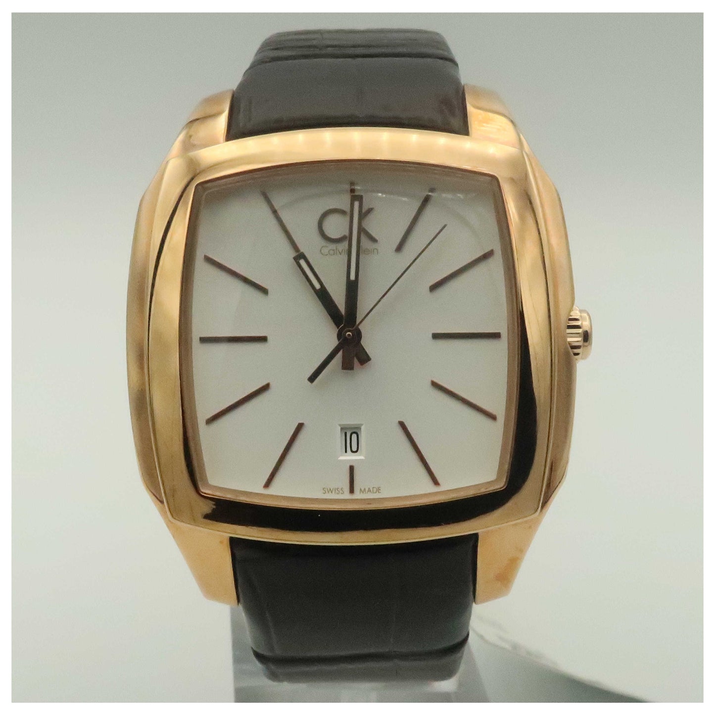 Front view of Calvin Klein Recess Men's Swiss Quartz (Battery-Powered) Watch K2K21620-PO