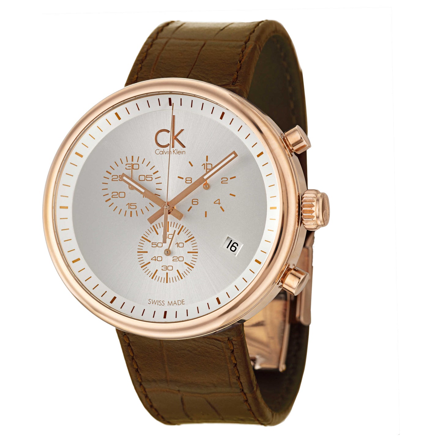 Front view of Calvin Klein Substantial Men's Swiss Quartz (Battery-Powered) Watch K2N276G6