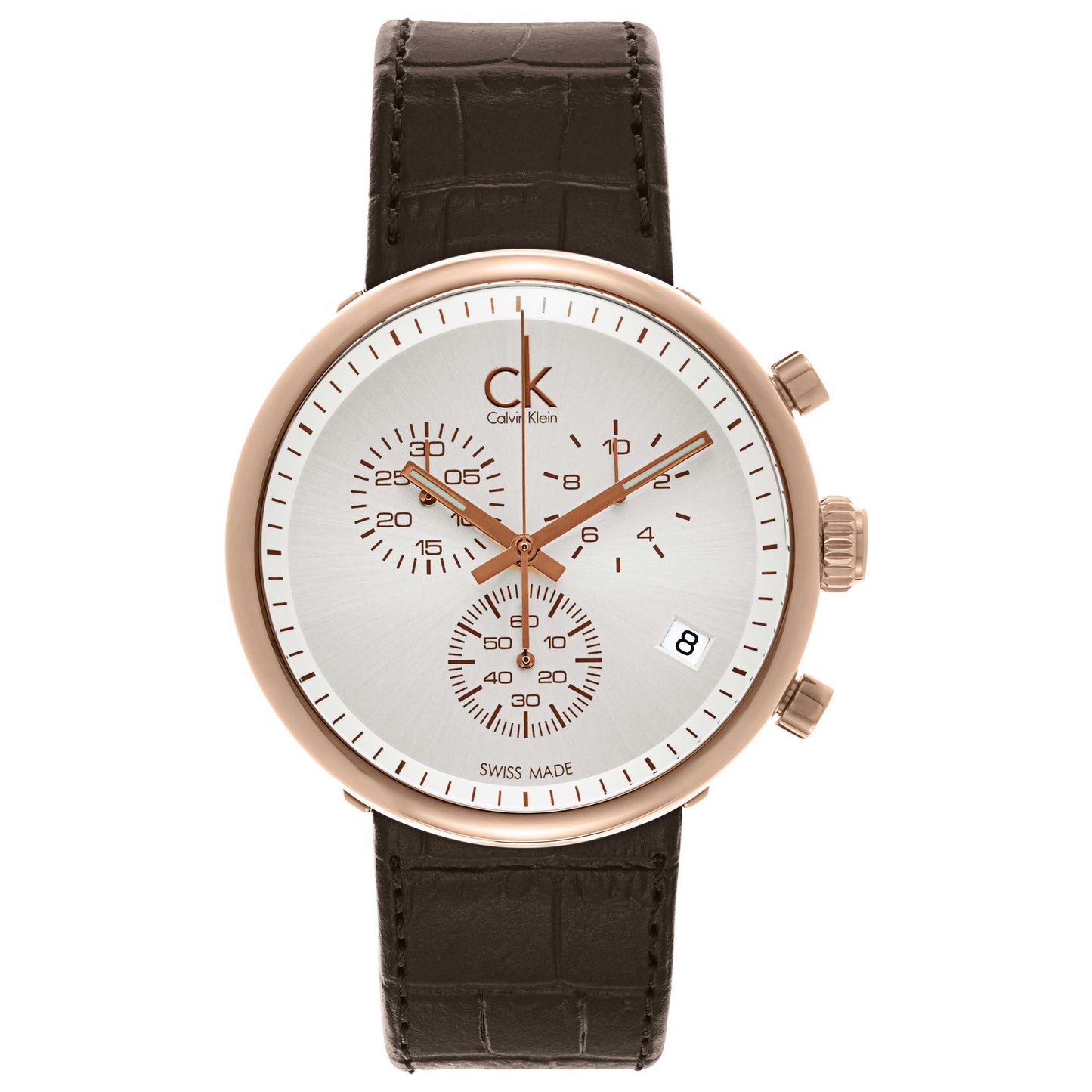 Front view of Calvin Klein Substantial Men's Swiss Quartz (Battery-Powered) Watch K2N286G6