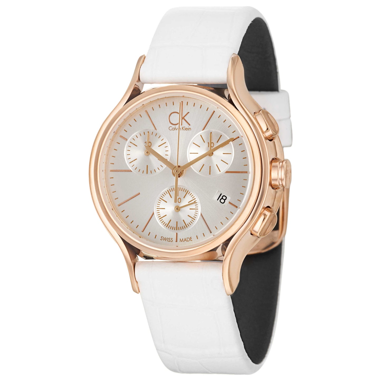 Front view of Calvin Klein Skirt Women's Swiss Quartz (Battery-Powered) Watch K2U296L6