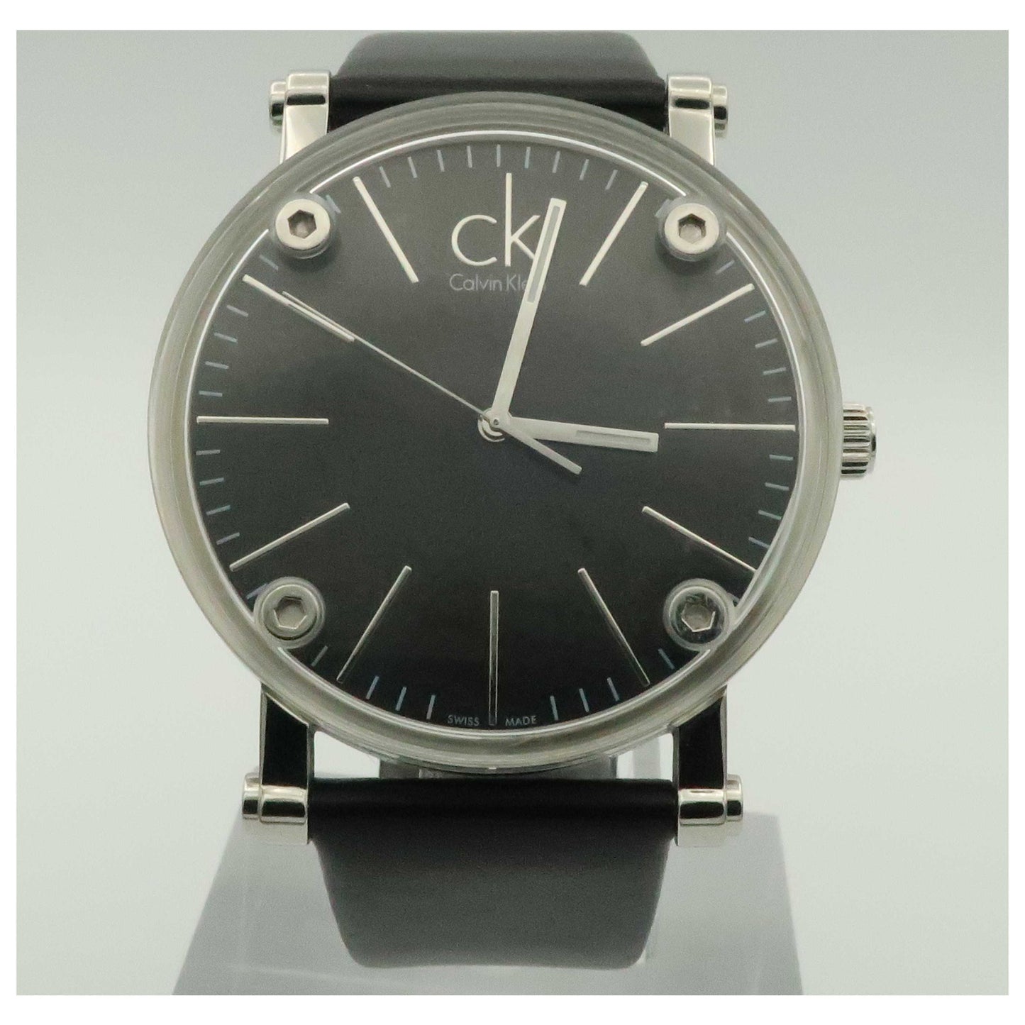 Front view of Calvin Klein Cogent Men's Swiss Quartz (Battery-Powered) Watch K3B2T1C1-PO