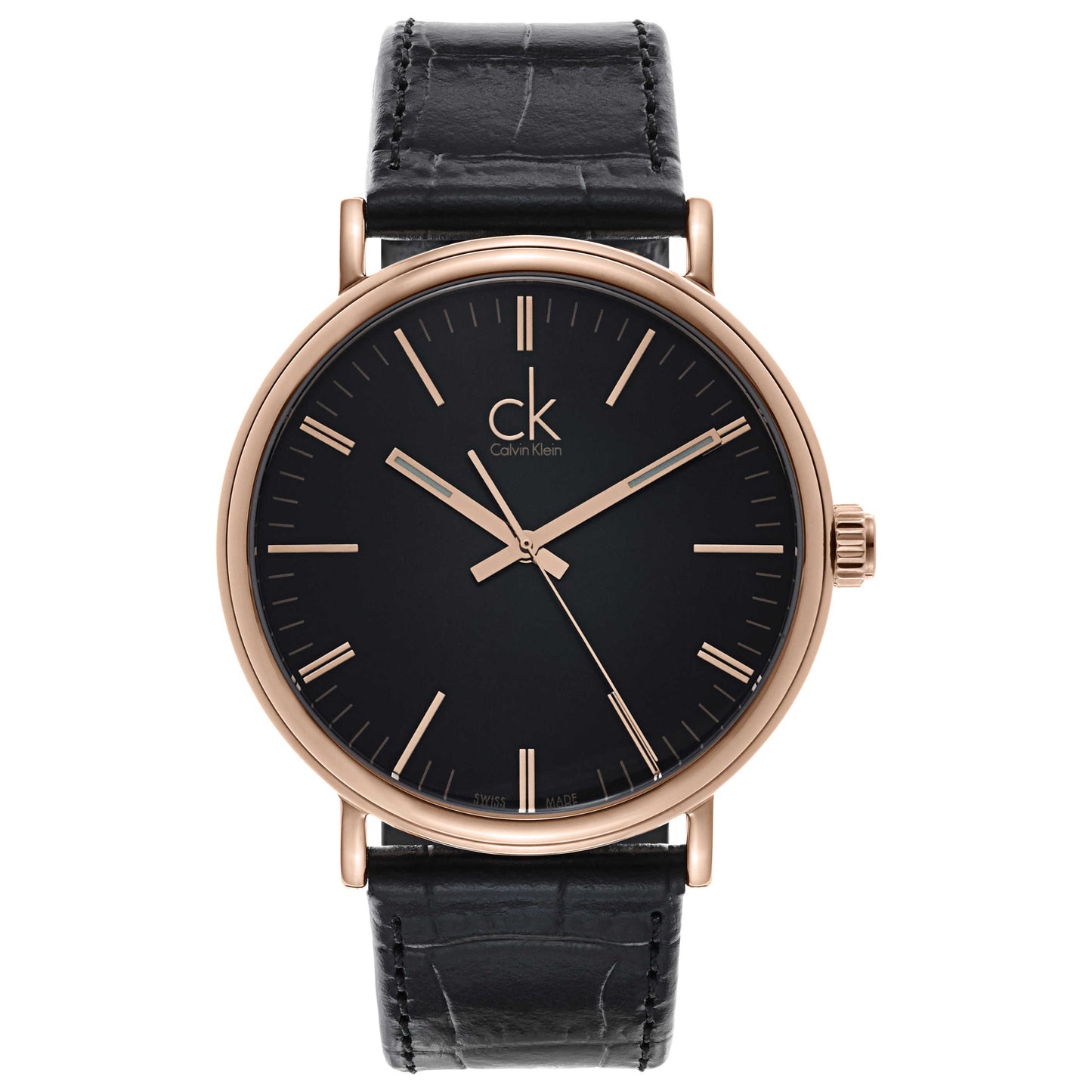 Front view of Calvin Klein Surround Men's Swiss Quartz (Battery-Powered) Watch K3W216C1
