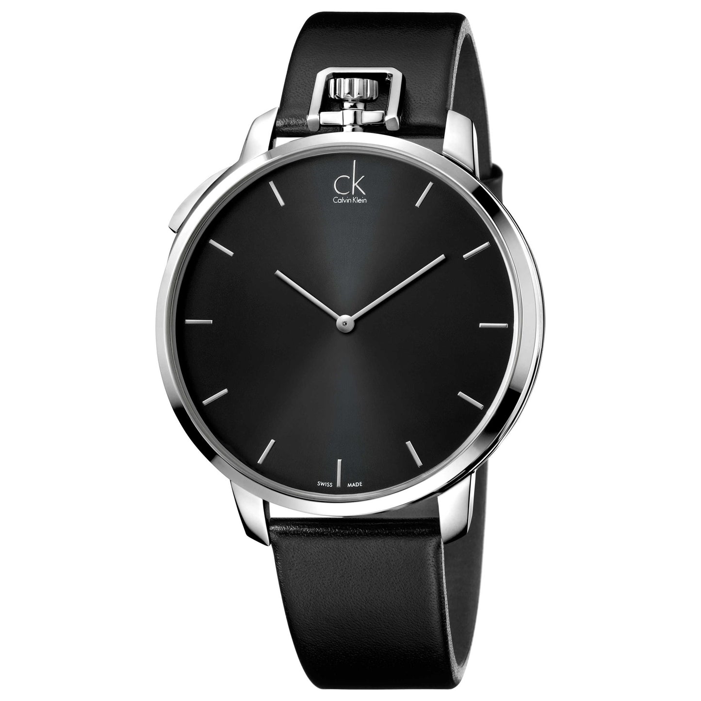 Front view of Calvin Klein Exceptional Men's Swiss Quartz (Battery-Powered) Watch K3Z211C1