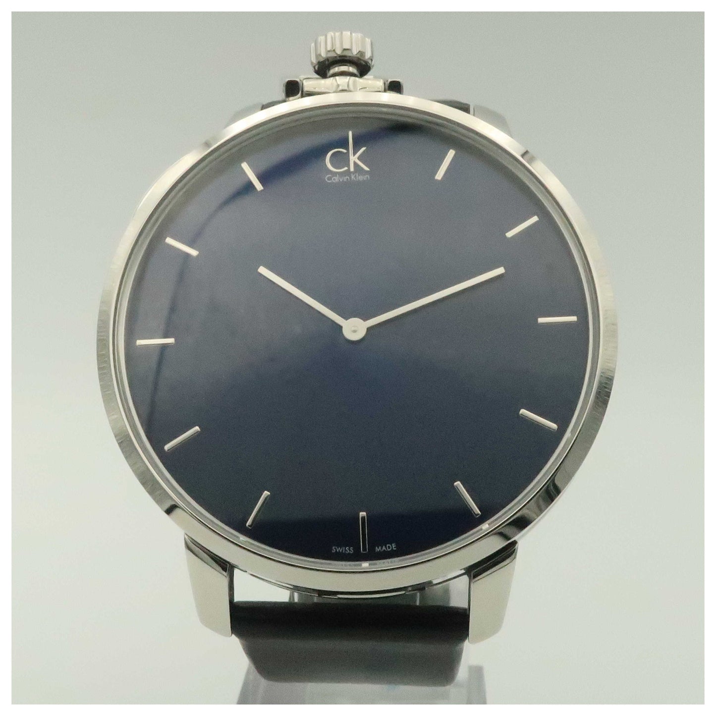 Front view of Calvin Klein Exceptional Men's Swiss Quartz (Battery-Powered) Watch K3Z211CN-SD