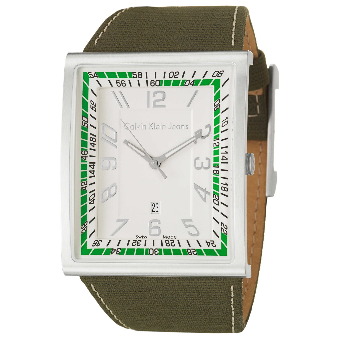 Front view of Calvin Klein Jeans Boundary Men's Swiss Quartz (Battery-Powered) Watch K4211138