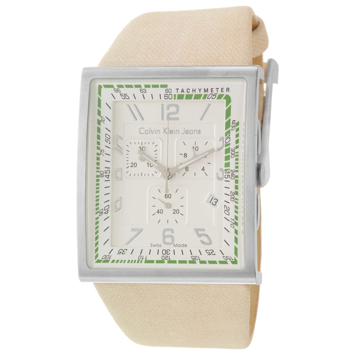 Front view of Calvin Klein Jeans Boundary Men's Swiss Quartz (Battery-Powered) Watch K4217120