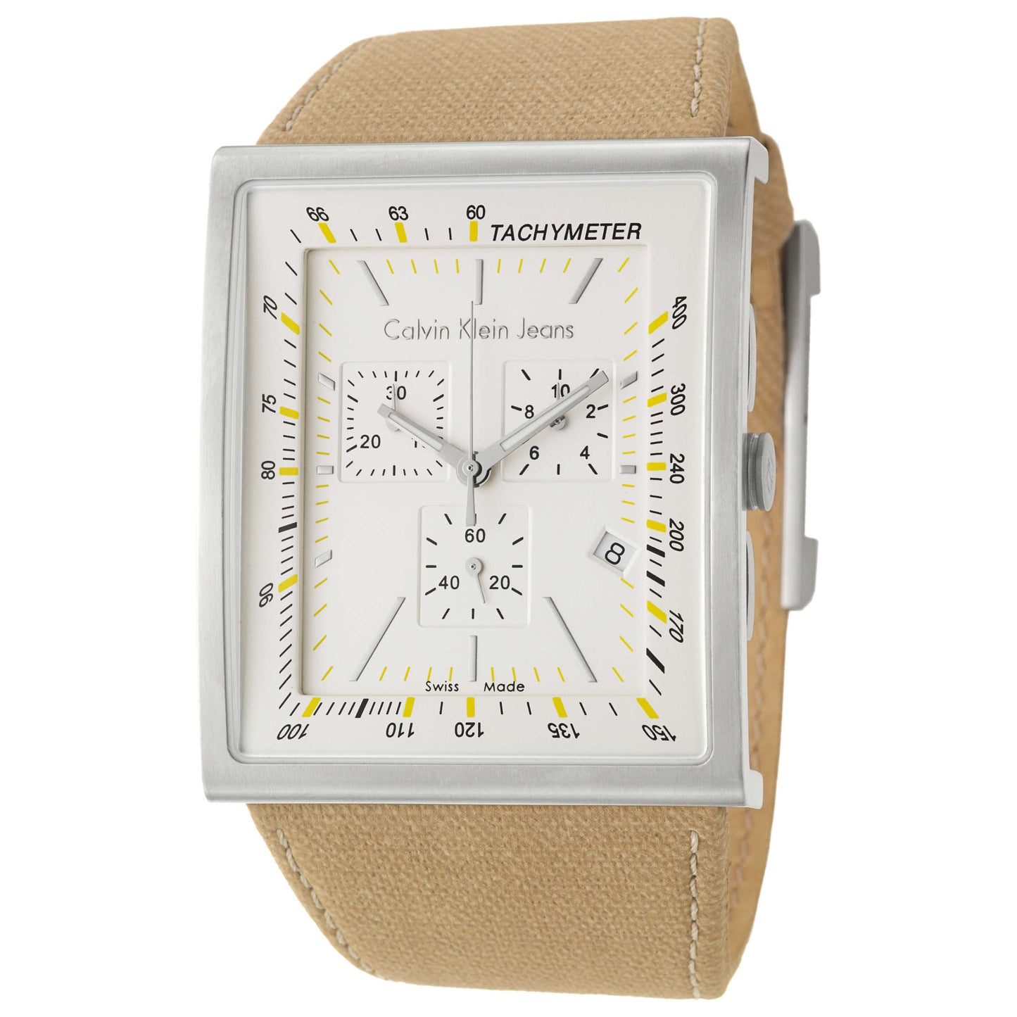 Front view of Calvin Klein Jeans Boundary Men's Swiss Quartz (Battery-Powered) Watch K4217126