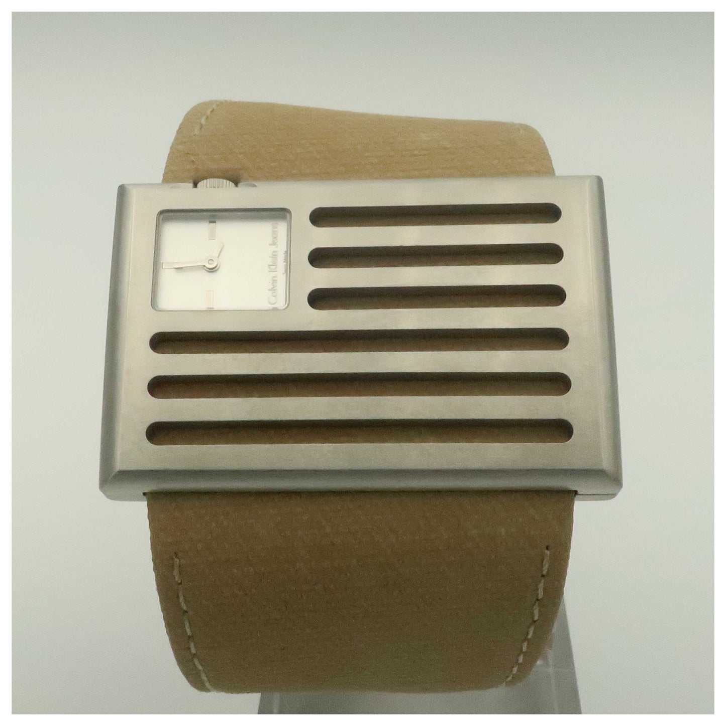 Front view of Calvin Klein Banner Men's Swiss Quartz (Battery-Powered) Watch K4513126-PO