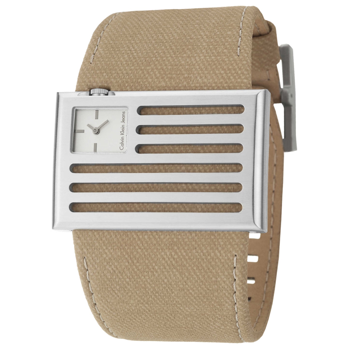 Front view of Calvin Klein Jeans Banner Men's Swiss Quartz (Battery-Powered) Watch K4513126