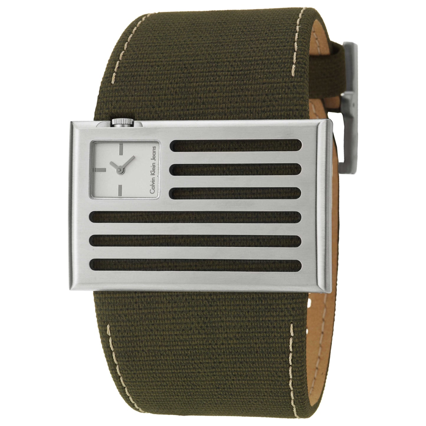 Front view of Calvin Klein Jeans Banner Men's Swiss Quartz (Battery-Powered) Watch K4513185