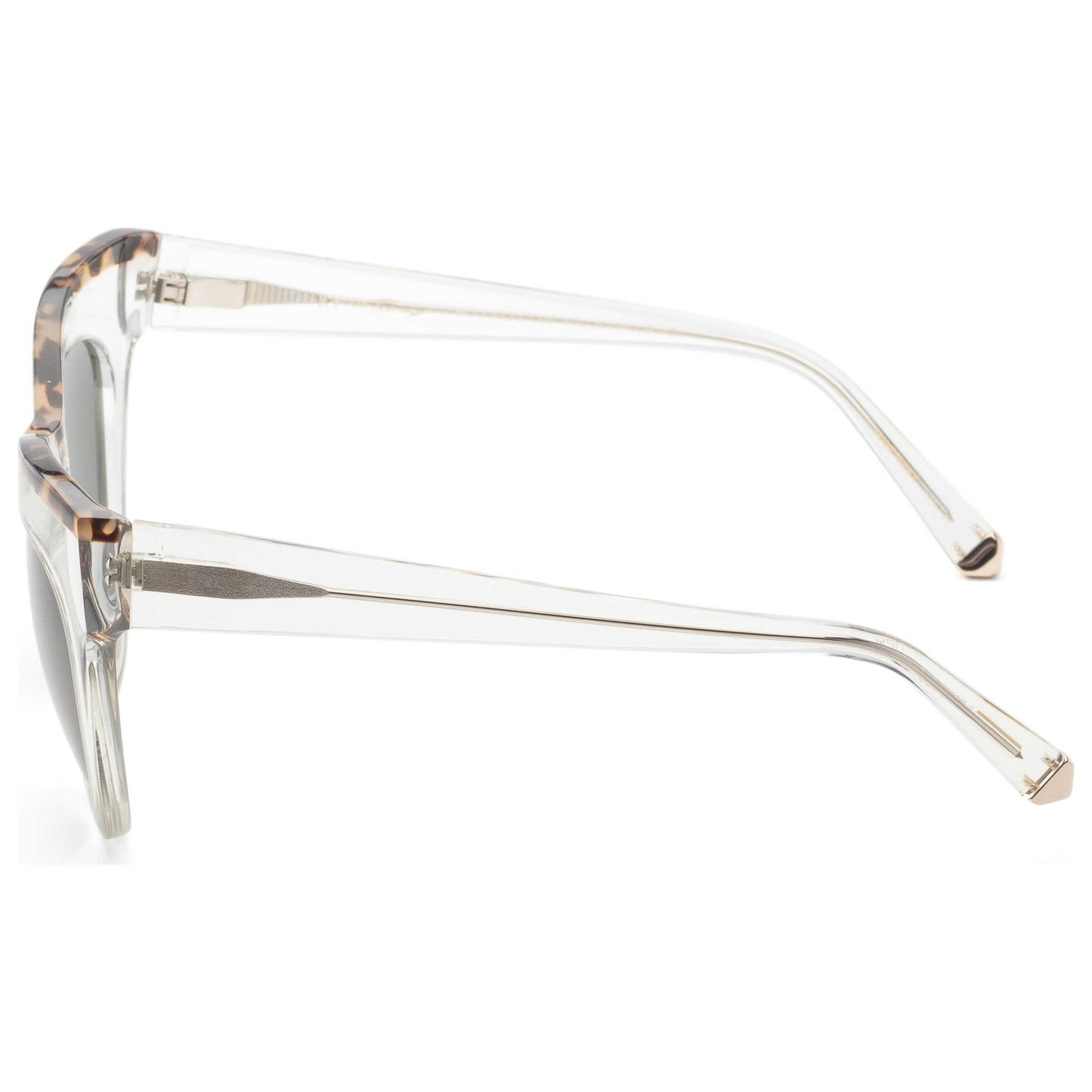 Left view of Kate Young For Tura Women's Sunglasses K520-CRY-50