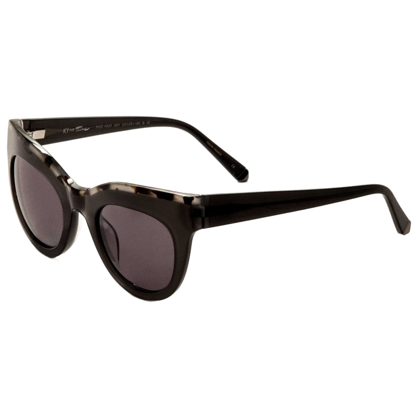 Front view of Kate Young Nikki Women's Sunglasses K520-GRY-50