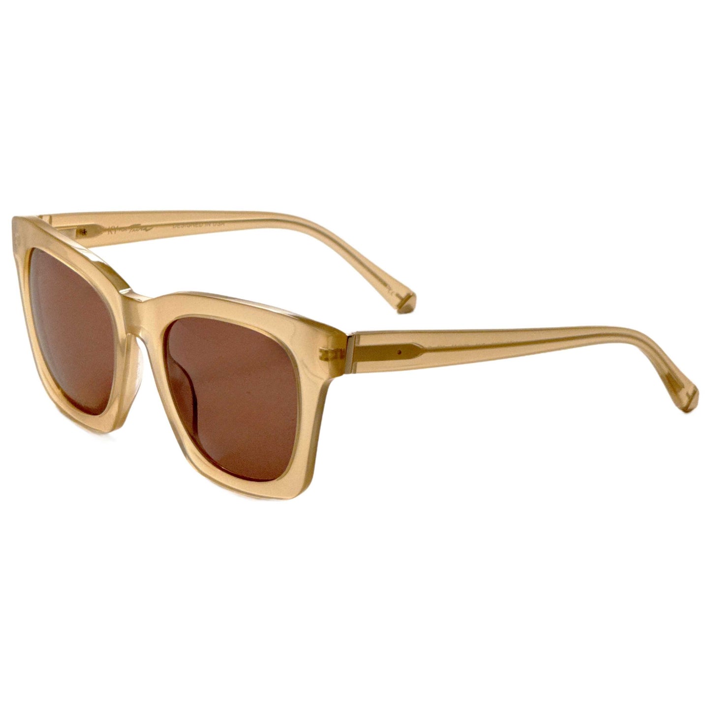 Front view of Kate Young Marley Women's Sunglasses K546-CHA-52
