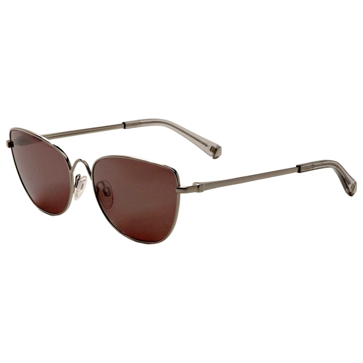 Front view of Kate Young Kaela Women's Sunglasses K554-SIL-55