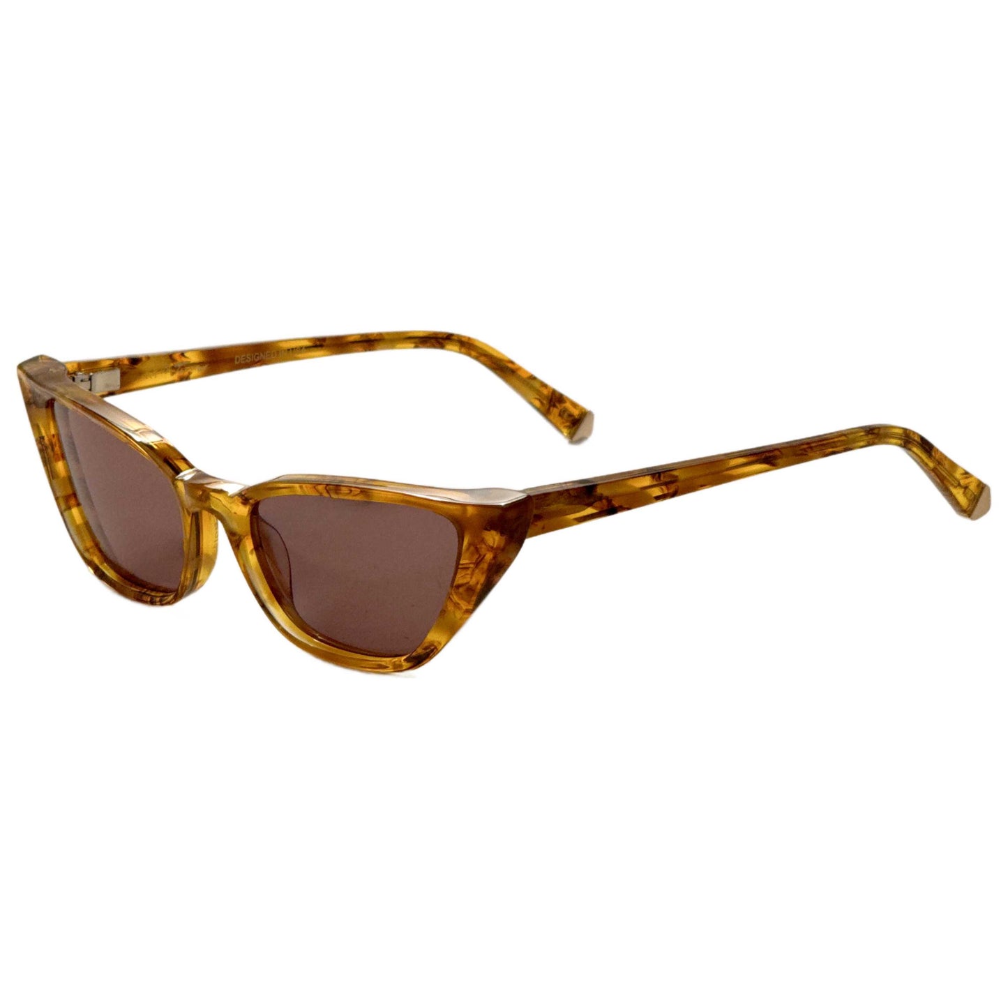 Front view of Kate Young Fawn Women's Sunglasses K557-AMB-54