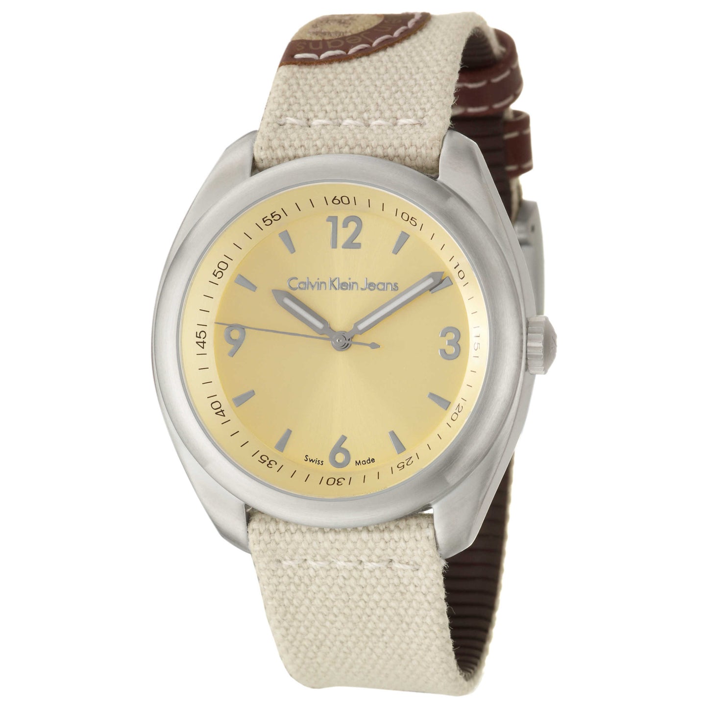 Front view of Calvin Klein Jeans Impulse Men's Swiss Quartz (Battery-Powered) Watch K5811189