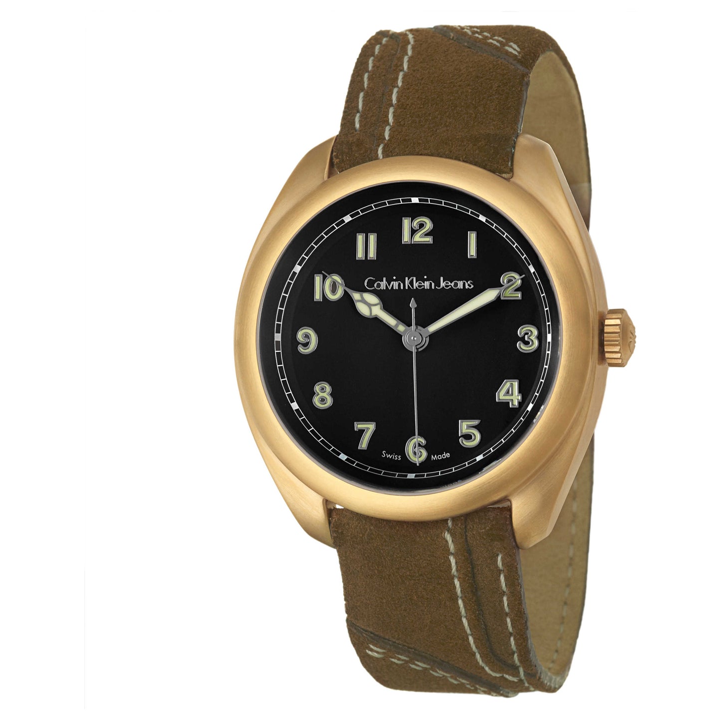 Front view of Calvin Klein Jeans Impulse Men's Swiss Quartz (Battery-Powered) Watch K5811404